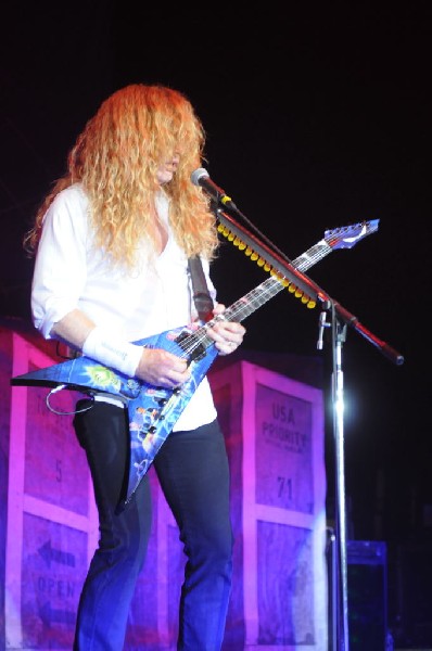 Megadeth at Superpages.com Center, Dallas Texas, 09/24/10 Opening night of