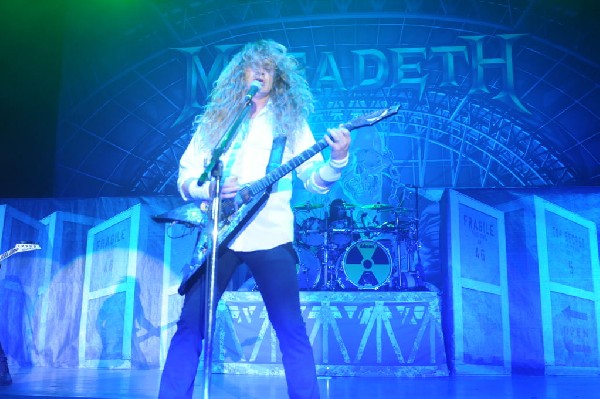 Megadeth at Superpages.com Center, Dallas Texas, 09/24/10 Opening night of