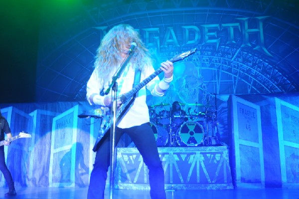 Megadeth at Superpages.com Center, Dallas Texas, 09/24/10 Opening night of