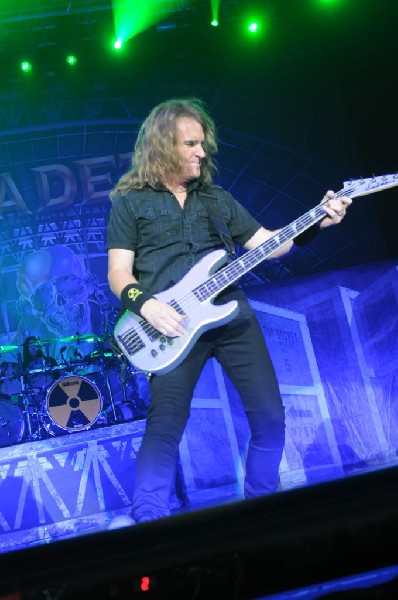 Megadeth at Superpages.com Center, Dallas Texas, 09/24/10 Opening night of