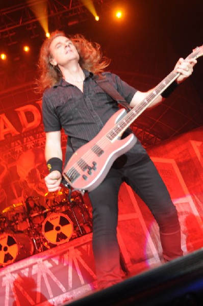 Megadeth at Superpages.com Center, Dallas Texas, 09/24/10 Opening night of