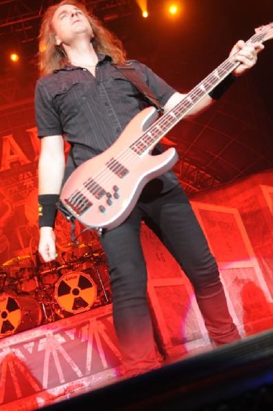 Megadeth at Superpages.com Center, Dallas Texas, 09/24/10 Opening night of