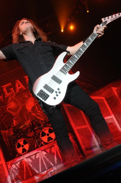 Megadeth at Superpages.com Center, Dallas Texas, 09/24/10 Opening night of