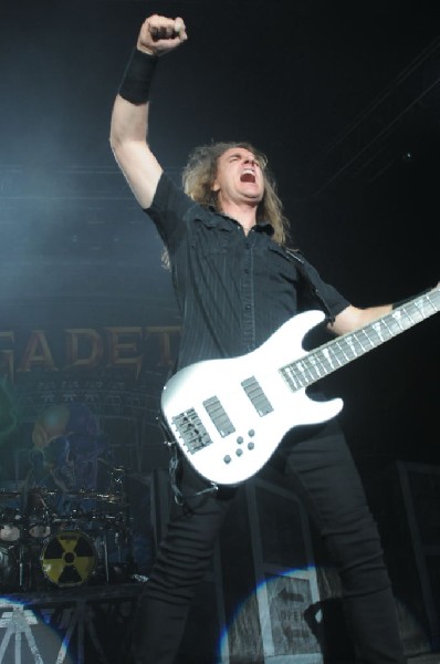 Megadeth at Superpages.com Center, Dallas Texas, 09/24/10 Opening night of