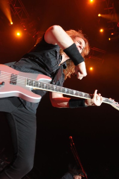 Megadeth at Superpages.com Center, Dallas Texas, 09/24/10 Opening night of