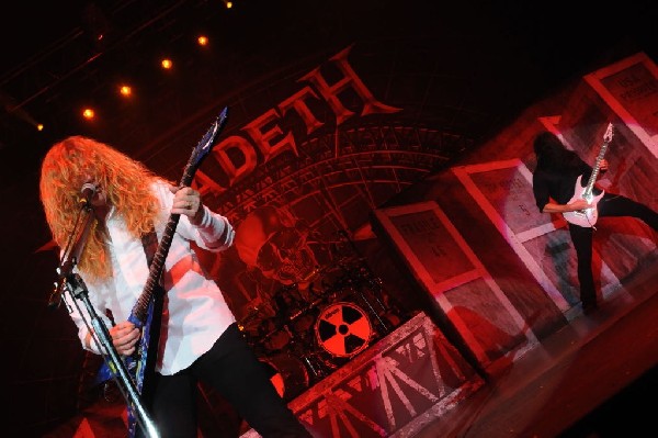 Megadeth at Superpages.com Center, Dallas Texas, 09/24/10 Opening night of
