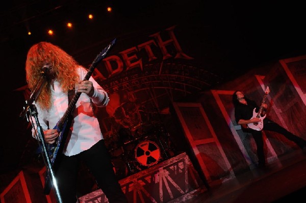 Megadeth at Superpages.com Center, Dallas Texas, 09/24/10 Opening night of