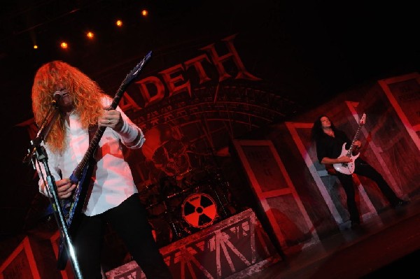 Megadeth at Superpages.com Center, Dallas Texas, 09/24/10 Opening night of