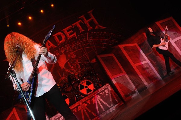 Megadeth at Superpages.com Center, Dallas Texas, 09/24/10 Opening night of