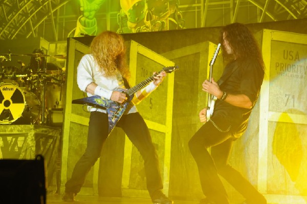 Megadeth at Superpages.com Center, Dallas Texas, 09/24/10 Opening night of