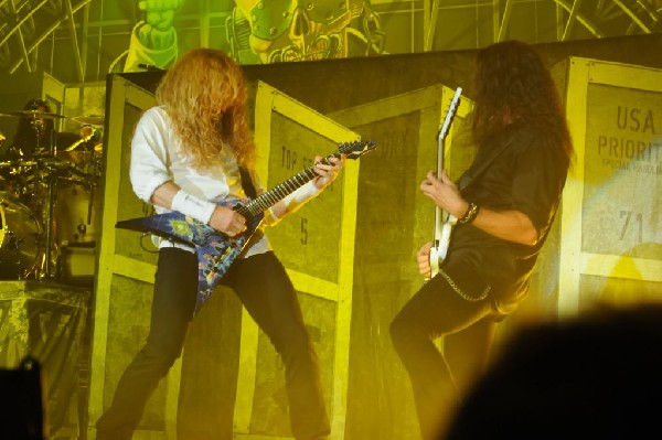 Megadeth at Superpages.com Center, Dallas Texas, 09/24/10 Opening night of