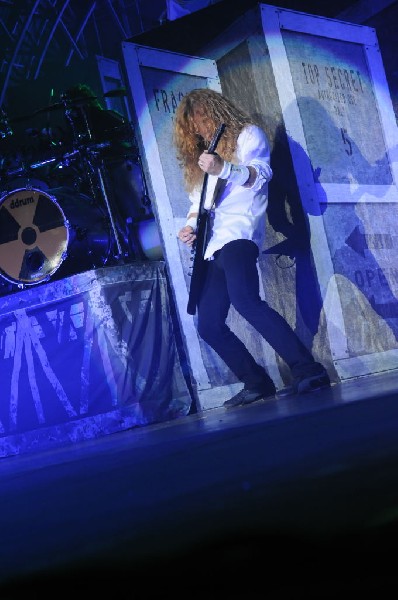 Megadeth at Superpages.com Center, Dallas Texas, 09/24/10 Opening night of