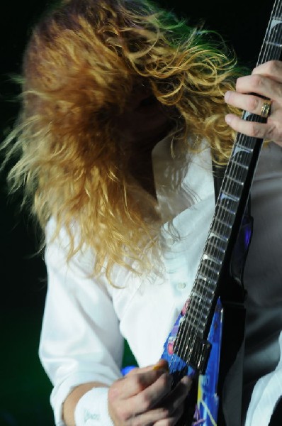 Megadeth at Superpages.com Center, Dallas Texas, 09/24/10 Opening night of