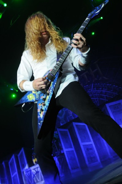 Megadeth at Superpages.com Center, Dallas Texas, 09/24/10 Opening night of