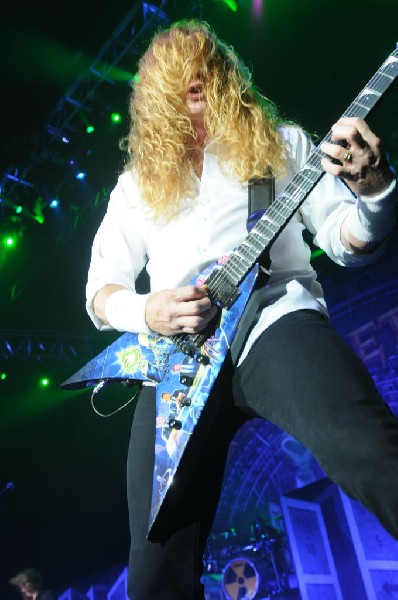 Megadeth at Superpages.com Center, Dallas Texas, 09/24/10 Opening night of