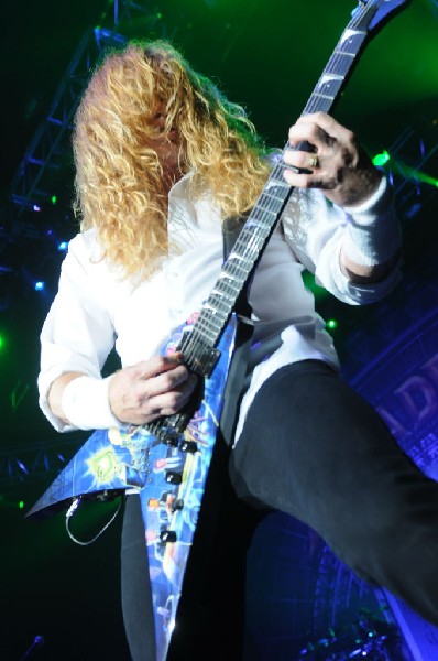 Megadeth at Superpages.com Center, Dallas Texas, 09/24/10 Opening night of