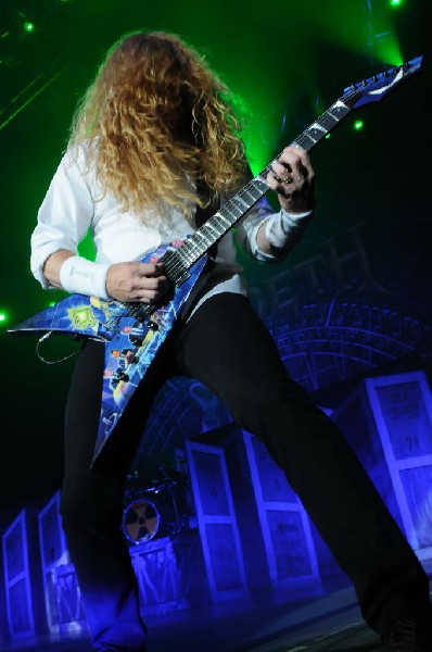 Megadeth at Superpages.com Center, Dallas Texas, 09/24/10 Opening night of