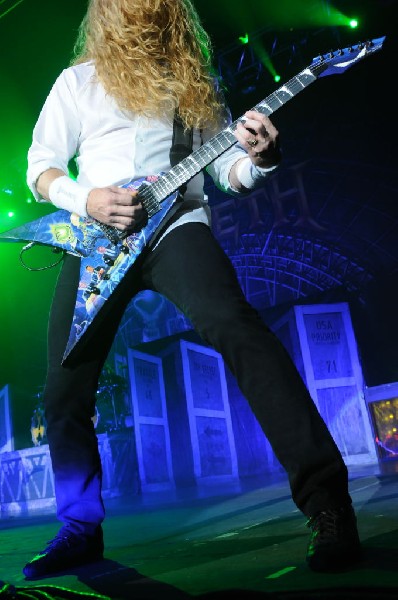 Megadeth at Superpages.com Center, Dallas Texas, 09/24/10 Opening night of