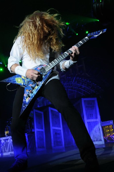 Megadeth at Superpages.com Center, Dallas Texas, 09/24/10 Opening night of