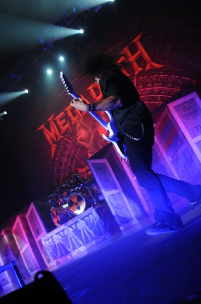 Megadeth at Superpages.com Center, Dallas Texas, 09/24/10 Opening night of