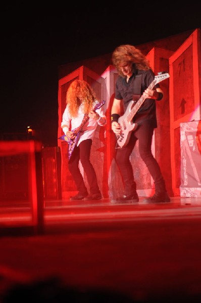 Megadeth at Superpages.com Center, Dallas Texas, 09/24/10 Opening night of