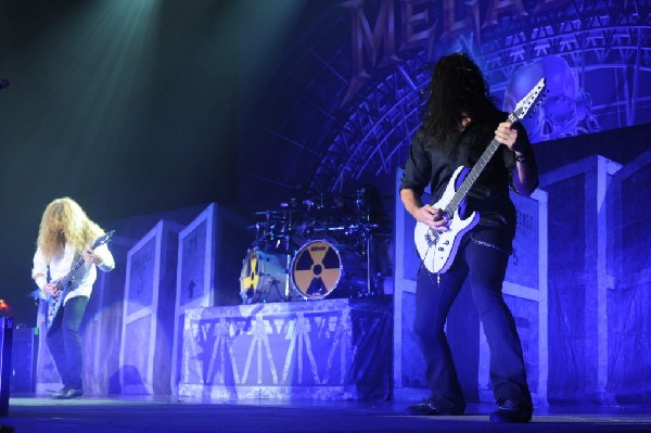 Megadeth at Superpages.com Center, Dallas Texas, 09/24/10 Opening night of