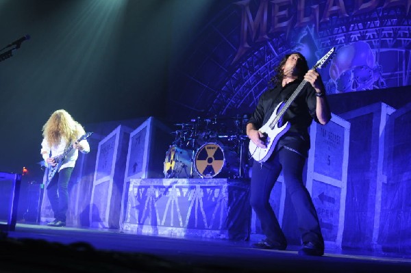 Megadeth at Superpages.com Center, Dallas Texas, 09/24/10 Opening night of