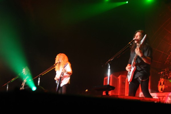 Megadeth at Superpages.com Center, Dallas Texas, 09/24/10 Opening night of
