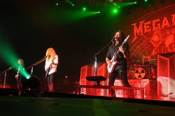 Megadeth at Superpages.com Center, Dallas Texas, 09/24/10 Opening night of