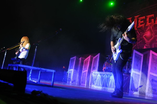 Megadeth at Superpages.com Center, Dallas Texas, 09/24/10 Opening night of