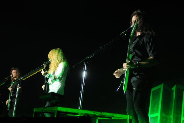 Megadeth at Superpages.com Center, Dallas Texas, 09/24/10 Opening night of