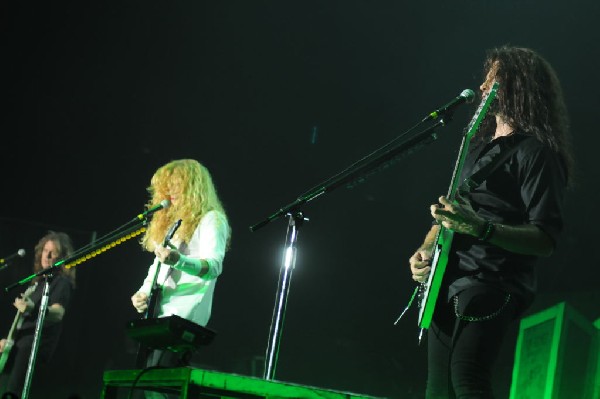 Megadeth at Superpages.com Center, Dallas Texas, 09/24/10 Opening night of