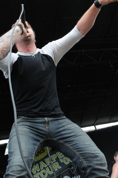 Norma Jean on the Route 66 Stage, Warped Tour, Verizon Wireless Amphitheate