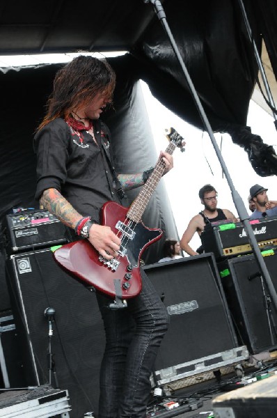 Norma Jean on the Route 66 Stage, Warped Tour, Verizon Wireless Amphitheate