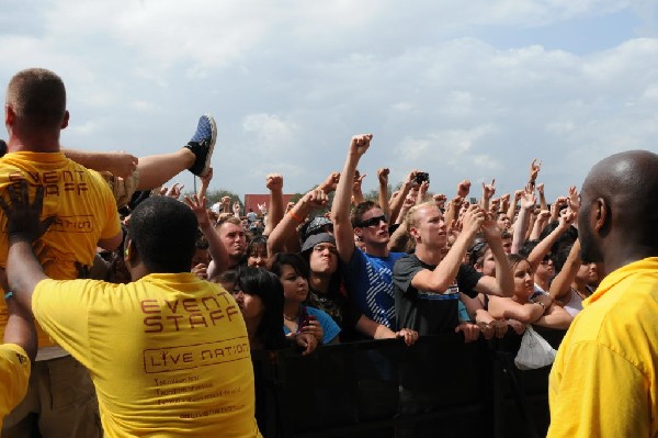Norma Jean on the Route 66 Stage, Warped Tour, Verizon Wireless Amphitheate