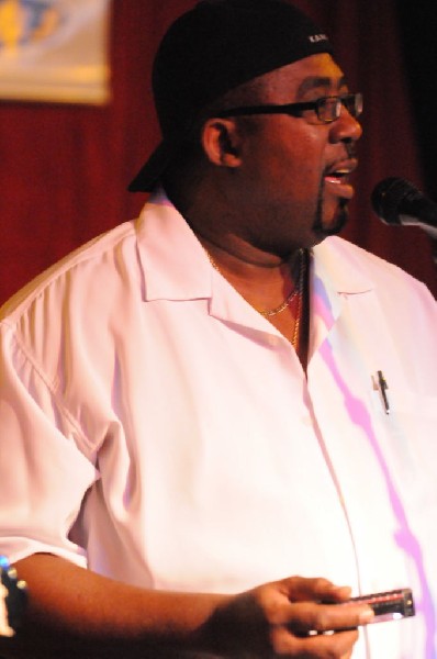 Orange Jefferson and Thierry Cognee at Lamberts's BarBQ, Austin, Tx - SXSW