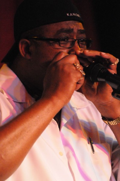 Orange Jefferson and Thierry Cognee at Lamberts's BarBQ, Austin, Tx - SXSW