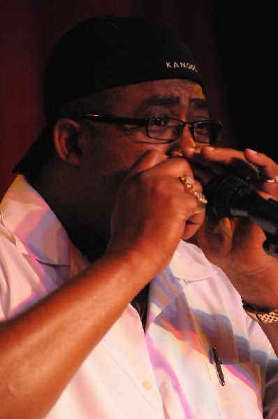 Orange Jefferson and Thierry Cognee at Lamberts's BarBQ, Austin, Tx - SXSW