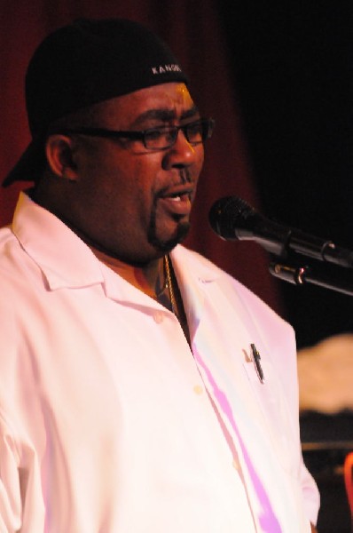 Orange Jefferson and Thierry Cognee at Lamberts's BarBQ, Austin, Tx - SXSW