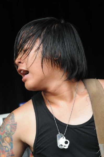 Panima on the Ernie Ball Stage, Warped Tour, Verizon Wireless Amphitheater,