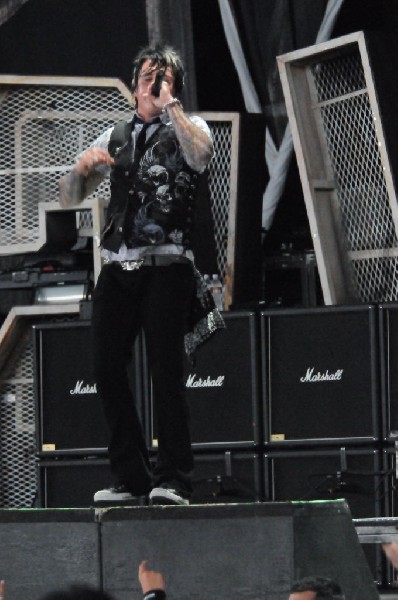 Papa Roach at the Verizon Wireless Amphitheater, Selma, Texas