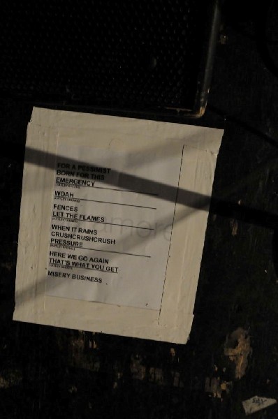 Paramore at La Zona Rosa, Austin, Texas 3/14/08 during SXSW 2008