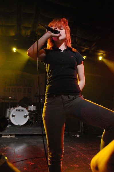 Paramore at La Zona Rosa, Austin, Texas 3/14/08 during SXSW 2008