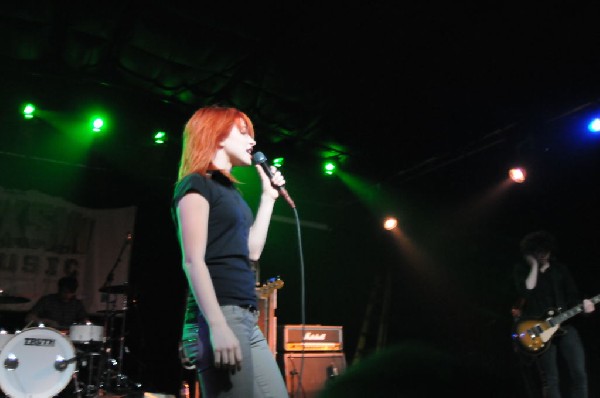 Paramore at La Zona Rosa, Austin, Texas 3/14/08 during SXSW 2008