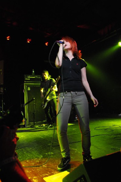 Paramore at La Zona Rosa, Austin, Texas 3/14/08 during SXSW 2008