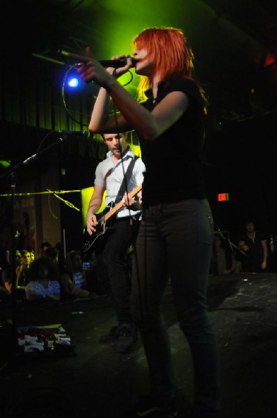 Paramore at La Zona Rosa, Austin, Texas 3/14/08 during SXSW 2008