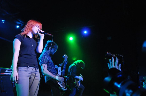Paramore at La Zona Rosa, Austin, Texas 3/14/08 during SXSW 2008