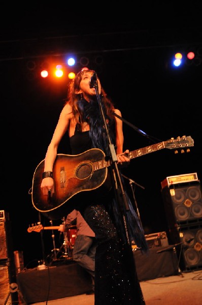 Patricia Vonne at the Help Austin Help Haiti Benefit, Austin Music Hall