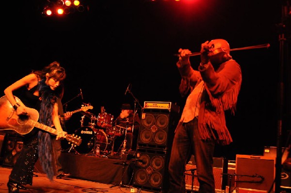 Patricia Vonne at the Help Austin Help Haiti Benefit, Austin Music Hall