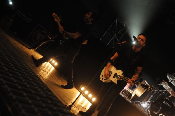 Rise Against at Stubb's BarBQ, Austin, Texas April 19, 2011 - photo by Jeff